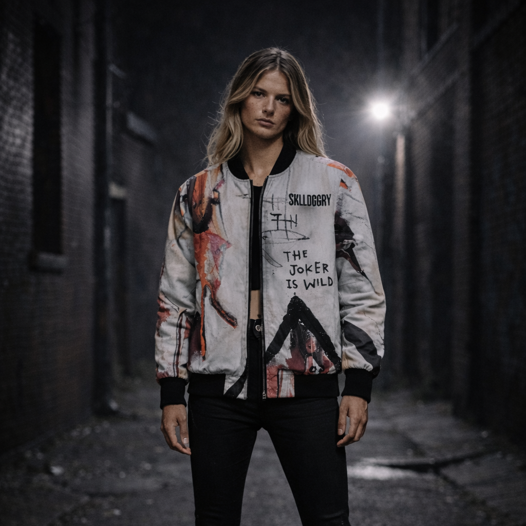 The Joker Is Wild - Curated Bomber Jacket