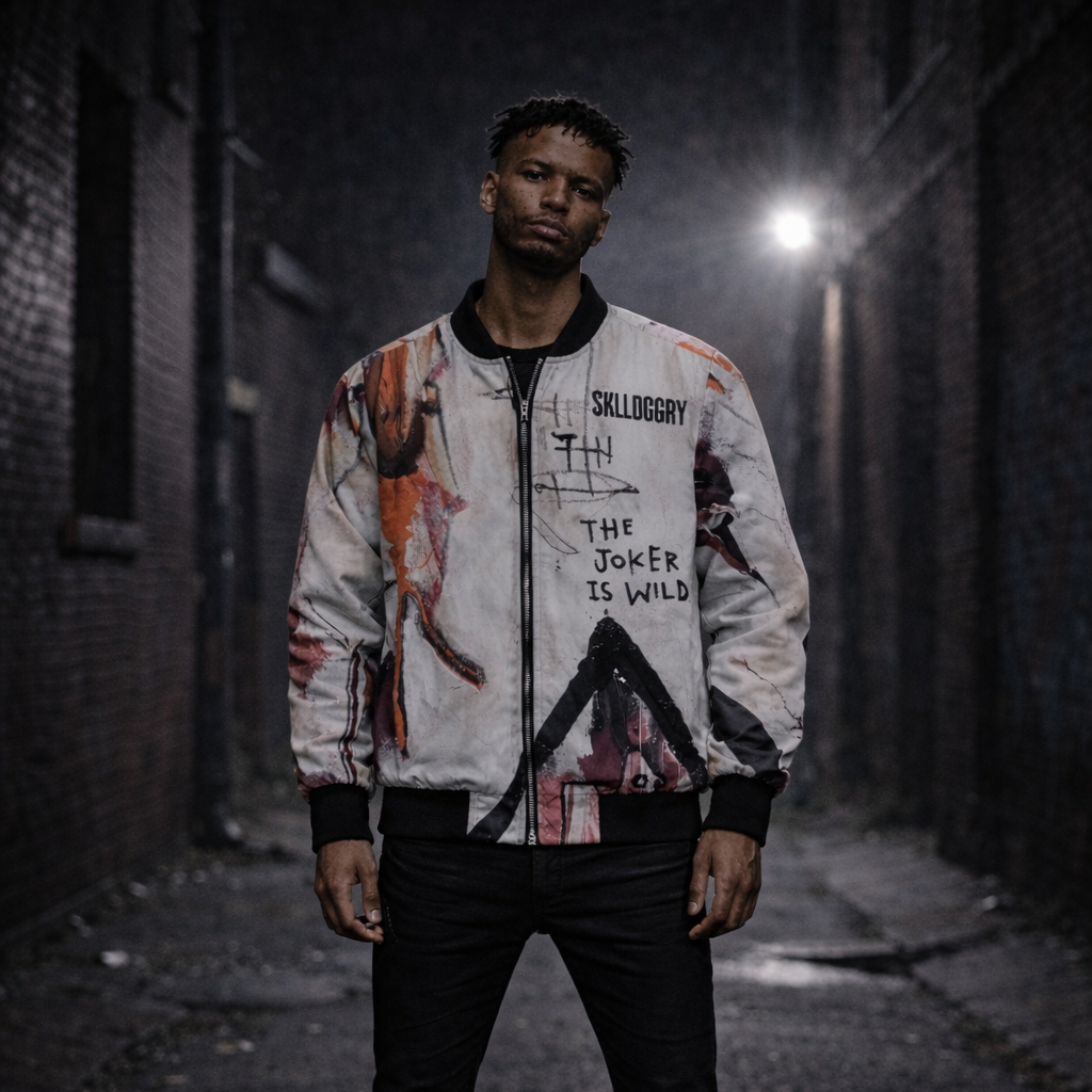 The Joker Is Wild - Curated Bomber Jacket