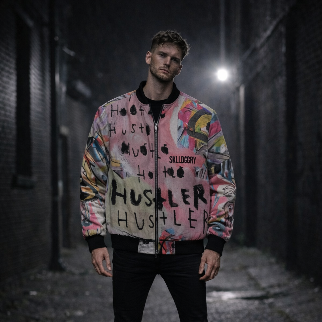 Hustler - Curated Bomber Jacket
