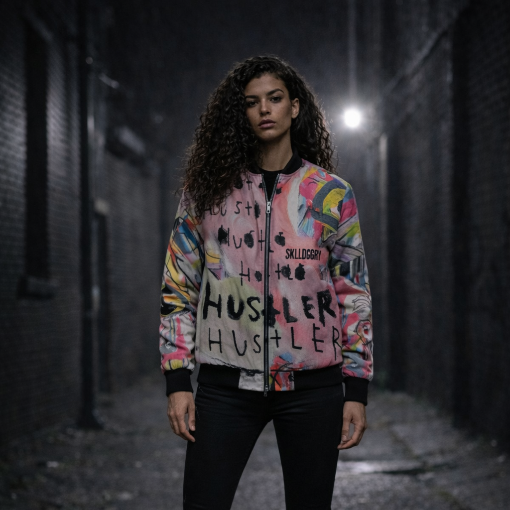 Hustler - Curated Bomber Jacket