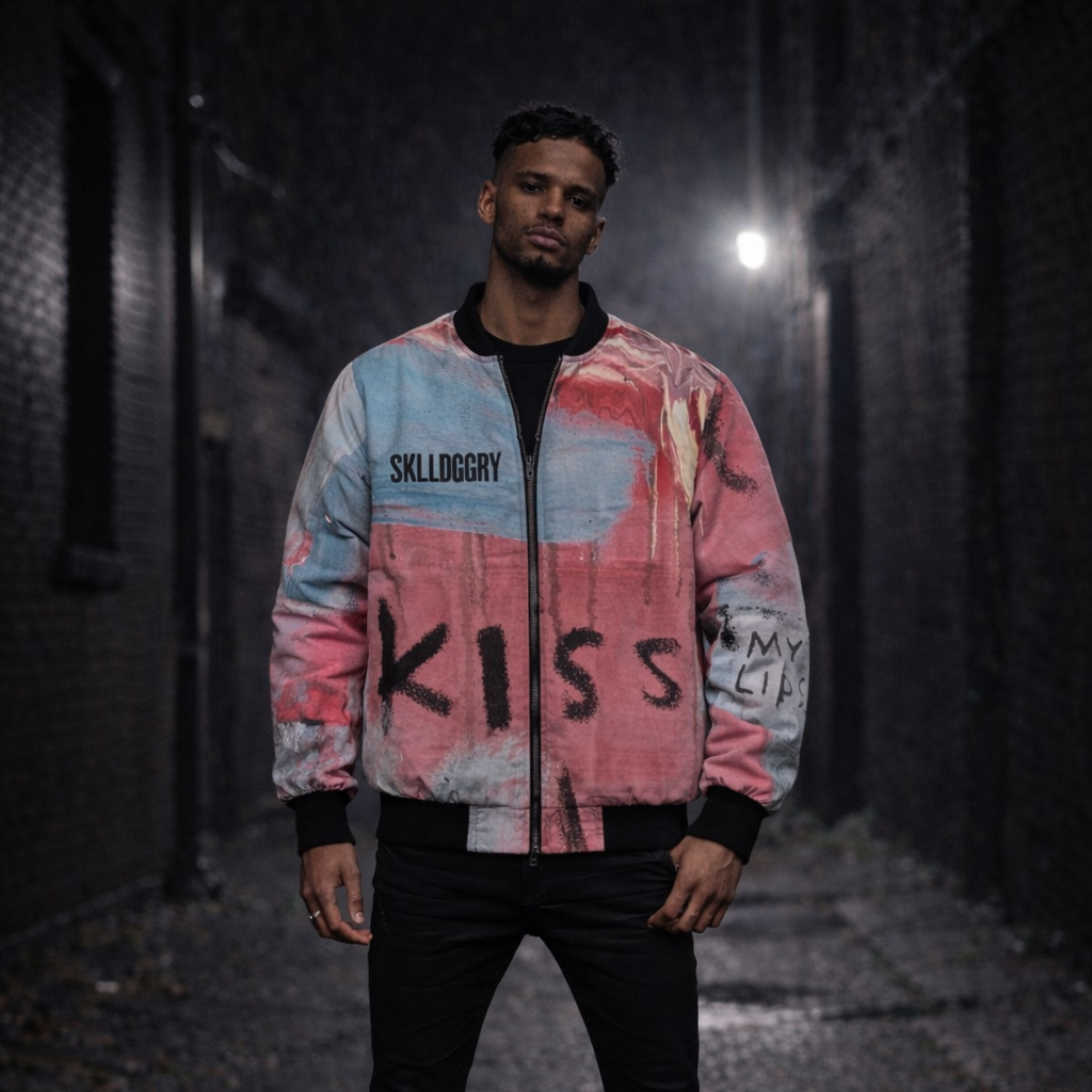 Kiss My Lips - Curated Bomber Jacket