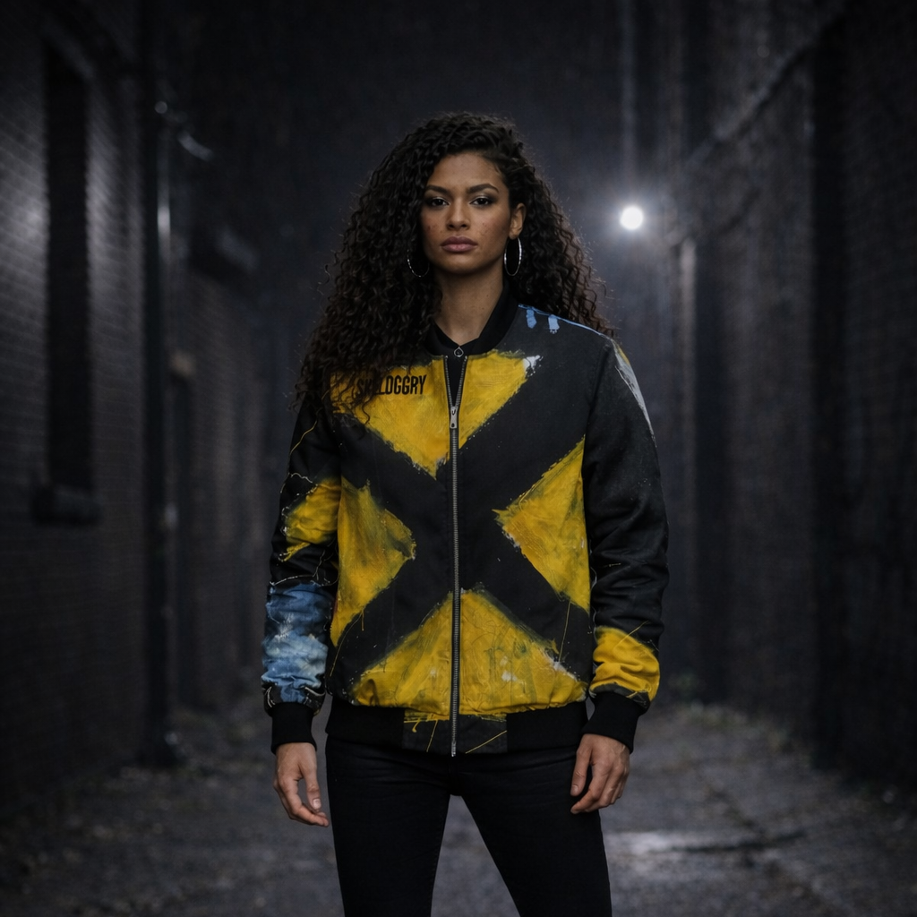 Catch The Light - Curated Bomber Jacket